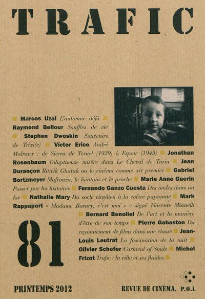 Front cover_Trafic, n°81