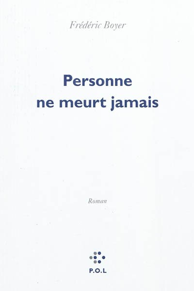 Front cover_Personne ne meurt jamais
