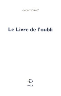 Front cover_Le livre de l'oubli