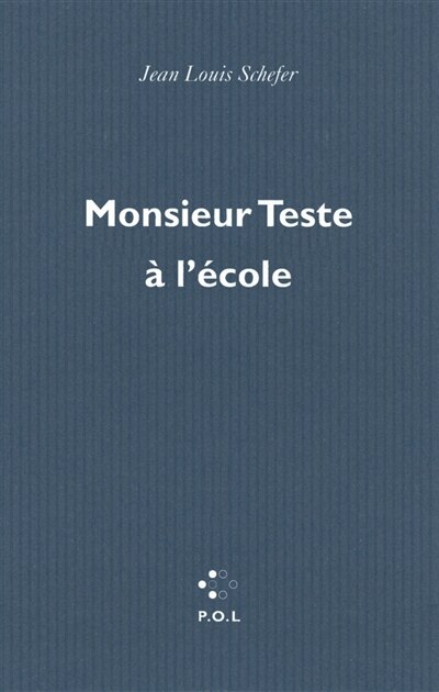 Couverture_Monsieur Teste à l'école