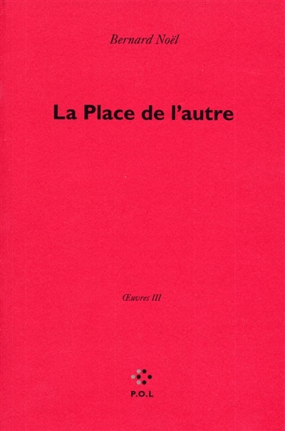 Front cover_La place de l'autre