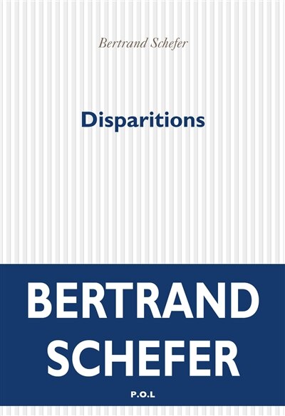 Front cover_Disparitions
