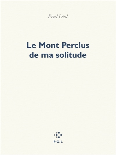 Front cover_Le mont perclus de ma solitude