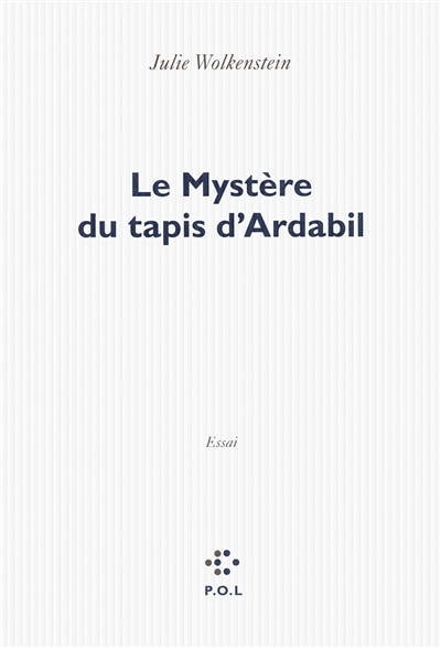 Front cover_Le mystère du tapis d'Ardabil