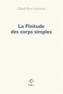 Front cover_La finitude des corps simples