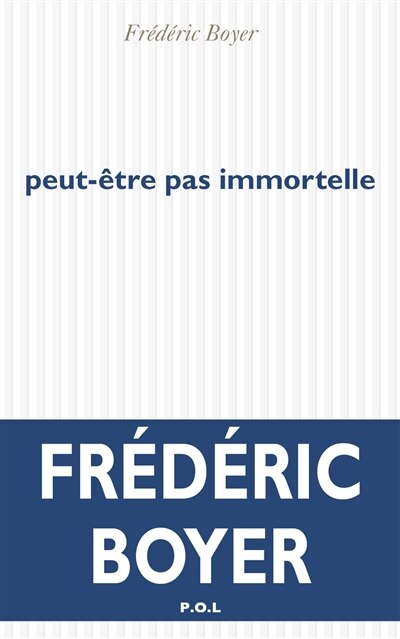 Front cover_Peut-être pas immortelle