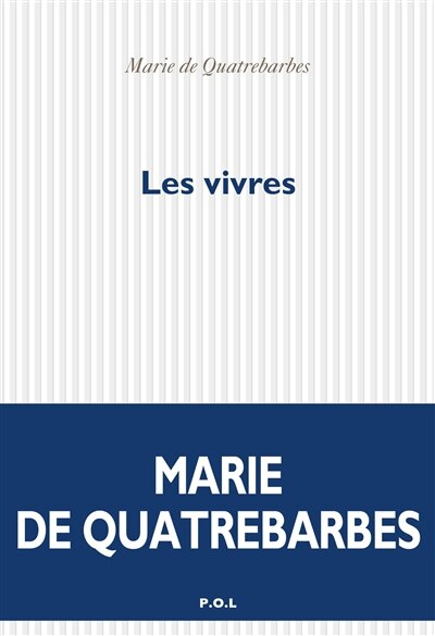 Front cover_Les vivres