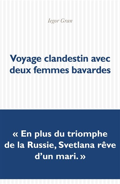 Front cover_VOYAGE CLANDESTIN AVEC DEUX FEMMES BAVARDES