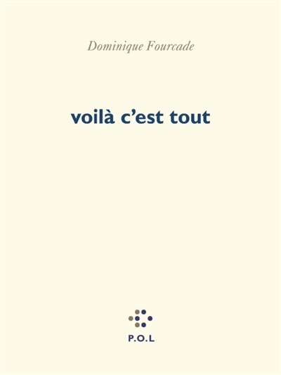 Front cover_Voilà c'est tout
