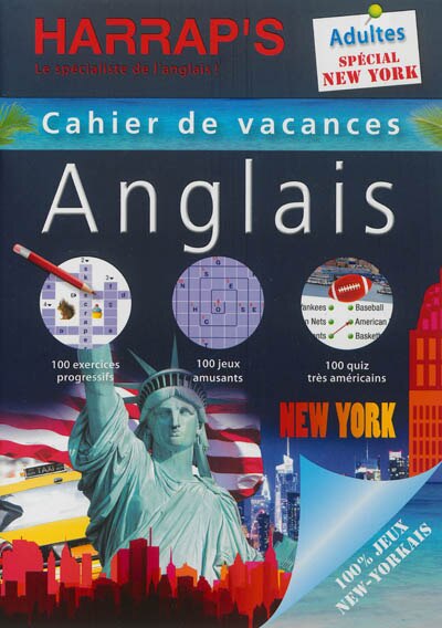 Front cover_Cahier de vacances anglais Harrap's, adultes