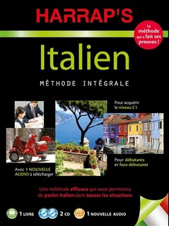 Couverture_HARRAP'S MÉTHODE INTÉGRALE ITALIEN 2 CD + LIVRE
