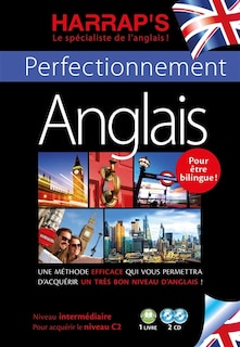 Front cover_HARRAP'S MÉTHODE PERFECTIONNEMENT ANGLAIS (2 CD + LIVRE)