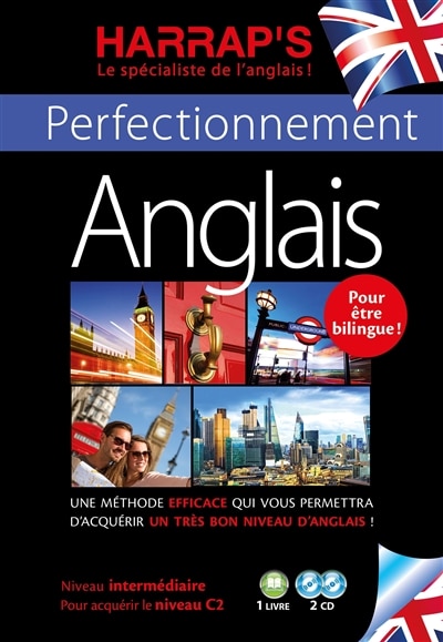 Front cover_HARRAP'S MÉTHODE PERFECTIONNEMENT ANGLAIS (2 CD + LIVRE)