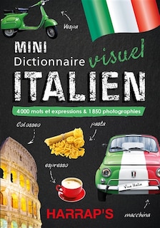 Couverture_Mini dictionnaire visuel italien : 4.000 mots et expressions & 1.850 photographies