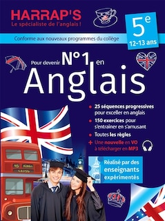 Front cover_Pour devenir n° 1 en anglais 5e, 12-13 ans