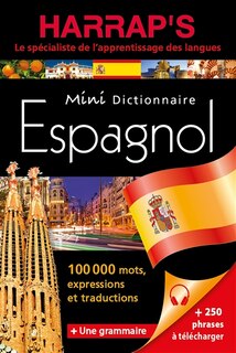 Couverture_Harrap's mini dictionnaire espagnol : espanol-francés, français-espagnol
