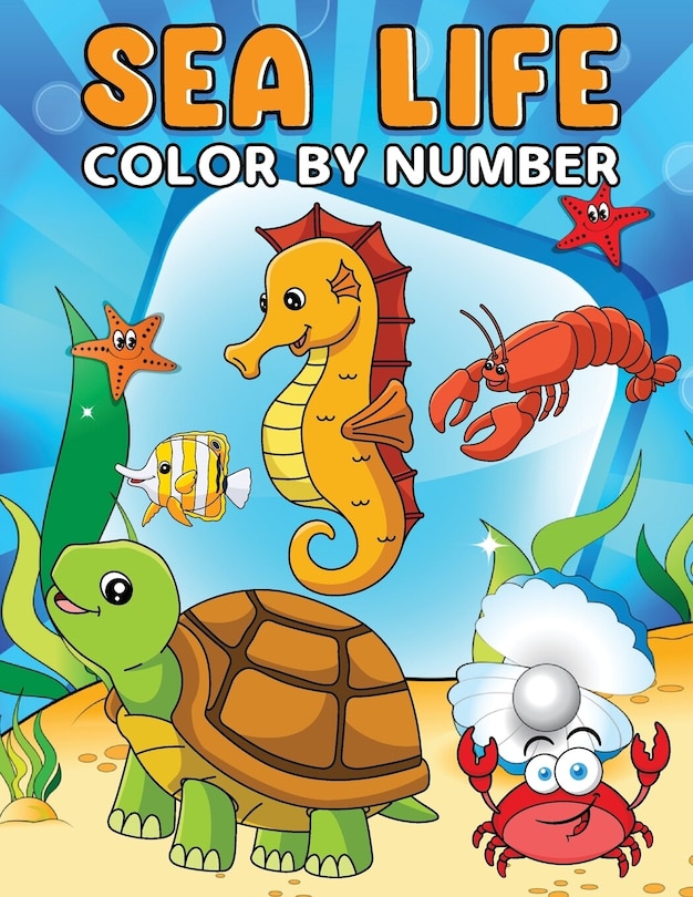 Couverture_Sea Life Color By Number