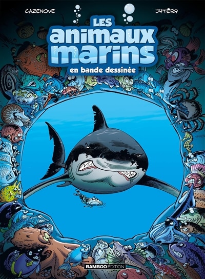 Front cover_Les animaux marins en bande dessin&eacute;e, Vol. 1