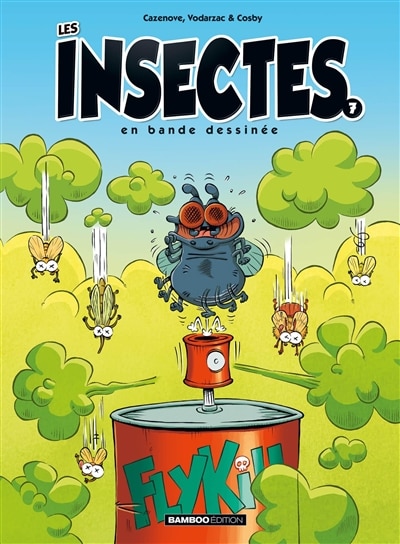 Couverture_Les insectes en bande dessinée, Vol. 7