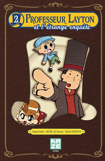 Front cover_Professeur Layton et l'étrange enquête, Vol. 2
