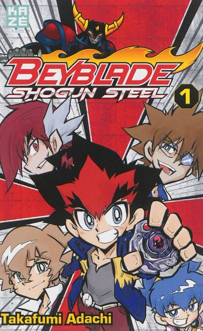 Front cover_Beyblade shogun steel, Vol. 1