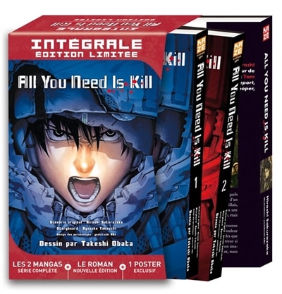 Front cover_All you need is kill : coffret intégrale : les 2 mangas, le roman, 1 poster