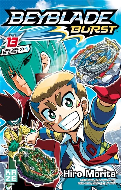 Couverture_Beyblade burst, Vol. 13. L'histoire de Dante, Vol. 1