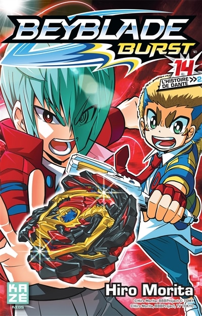 Front cover_Beyblade burst, Vol. 14. L'histoire de Dante, Vol. 2