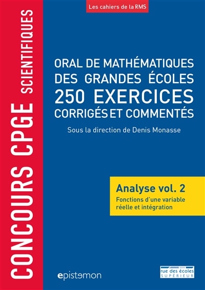 Front cover_Fonctions d'une variable r&eacute;elle et int&eacute;gration