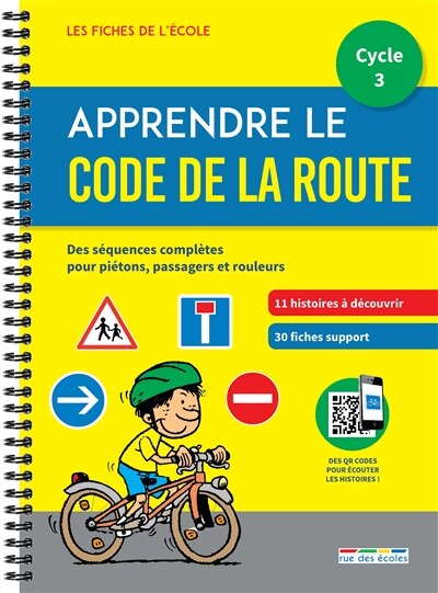 Front cover_Apprendre le code de la route, cycle 3