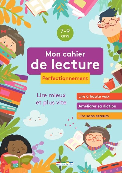 Front cover_Mon cahier de lecture, 7-9 ans, perfectionnement