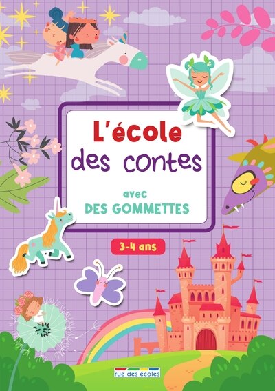 Front cover_L' école des contes avec des gommettes