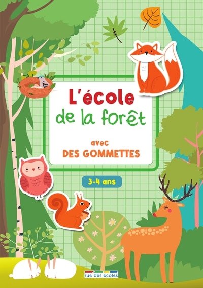 Front cover_L' école de la forêt avec des gommettes