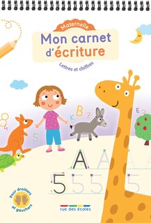 Front cover_Mon carnet d'écriture, maternelle
