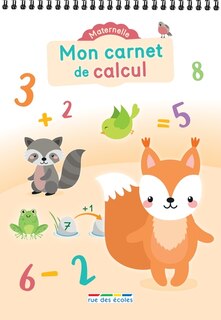 Front cover_Mon carnet de calcul, maternelle