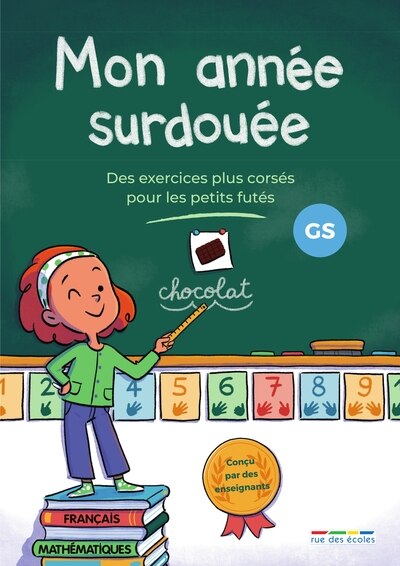 Front cover_Mon année surdouée GS : des exercices plus corsés pour les petits futés