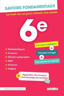 Front cover_Savoirs fondamentaux 6e