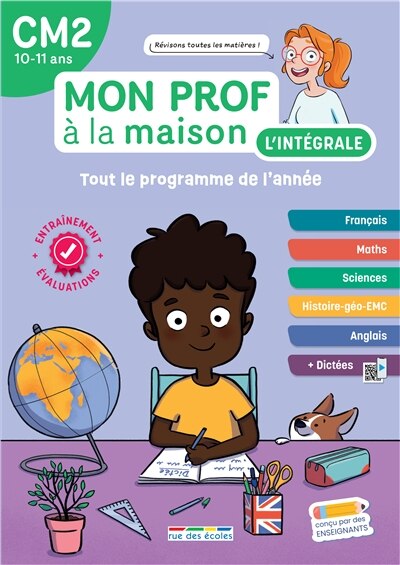 Front cover_Mon prof à la maison, l'intégrale CM2, 10-11 ans