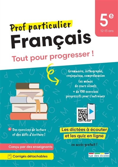 Couverture_Français 5e, 12-13 ans