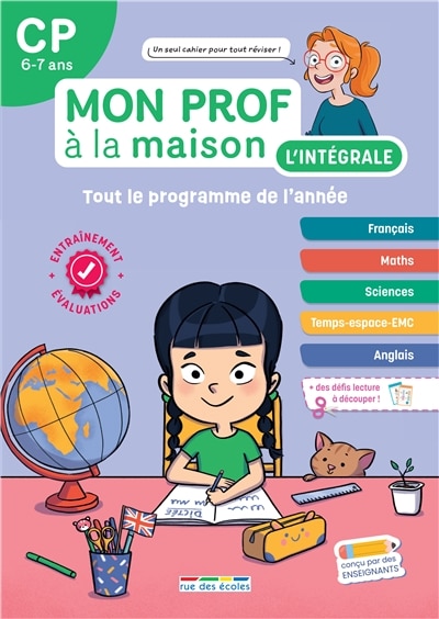 Front cover_Mon prof à la maison, l'intégrale CP, 6-7 ans