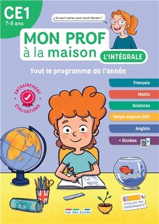 Couverture_Mon prof à la maison, l'intégrale CE1, 7-8 ans