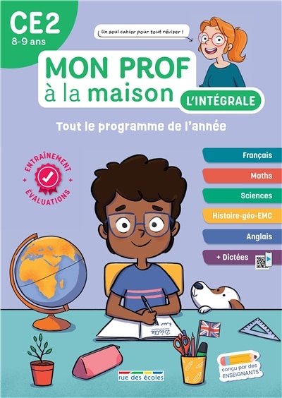 Front cover_Mon prof à la maison, l'intégrale CE2, 8-9 ans