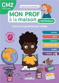 Front cover_Mon prof à la maison, l'intégrale CM2, 10-11 ans