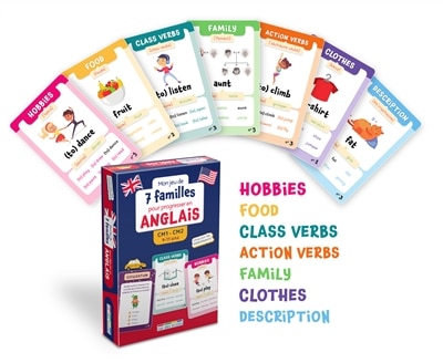 Couverture_Mon jeu de 7 familles pour progresser en anglais