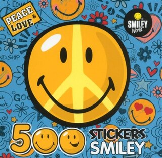 Front cover_500 STICKERS PEACE & LOVE -SMILEY