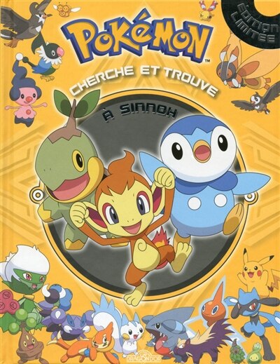 Couverture_A la rencontre des Pok&eacute;mon de Sinnoh