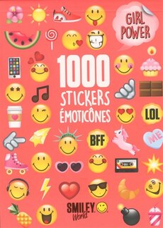 Couverture_1.000 stickers émoticônes : girl power