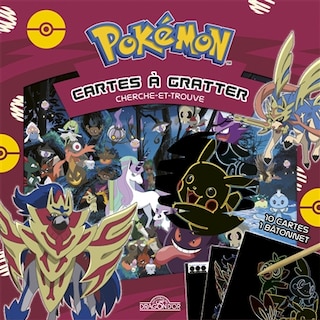 Couverture_Pokémon : cartes à gratter : cherche et trouve
