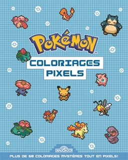 Couverture_Pokémon : Coloriages Pixels