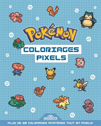 Pokémon: Coloriages Pixels